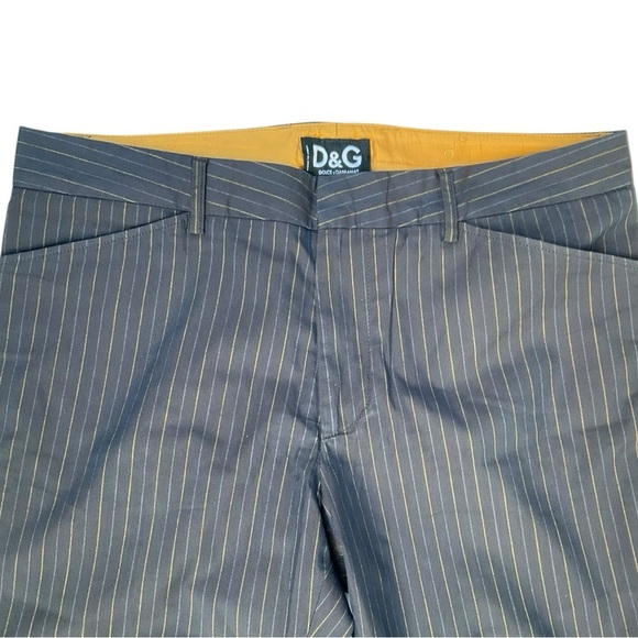 🧨‎ D&G Dolce & Gabbana Men’s Striped Dress Pants 🇮🇹 Size 52 (36x33) Italy - Picture 2 of 4